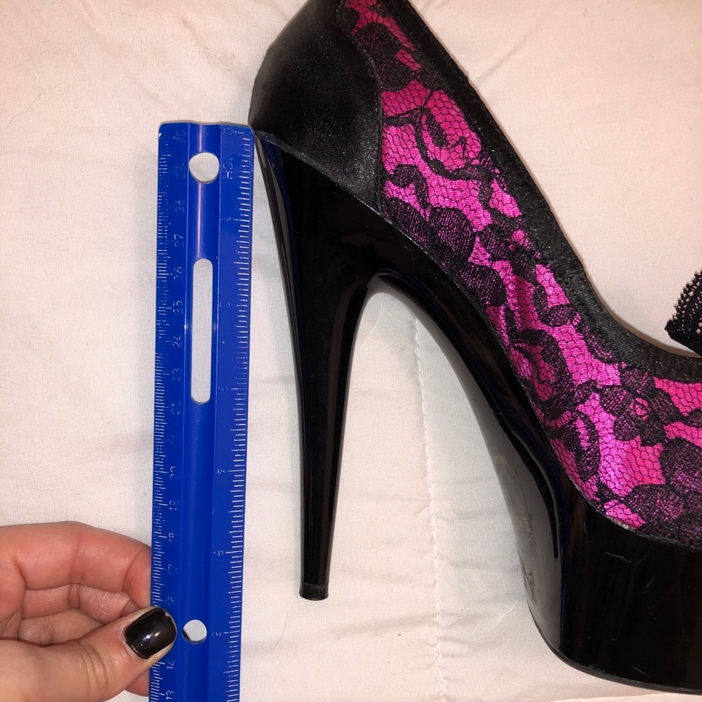 Ellie lace platform heels - Picture 6 of 6